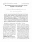 Research paper thumbnail of Response of Indian mustard (Brassica juncea) to varying spacing and transplanting in north Gujarat region