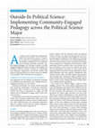 Research paper thumbnail of Outside-In Political Science: Implementing Community-Engaged Pedagogy across the Political Science Major