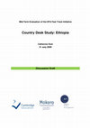 Research paper thumbnail of Country Desk Study: Ethiopia