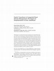 Research paper thumbnail of Family Transitions in Congenital Heart Disease Management: The Impact of Hospitalization in Early Adulthood