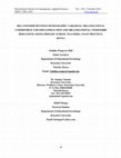 Research paper thumbnail of Relationship between demographic variables, organisational commitment and job satisfaction and organisational citizenship behaviour among primary school teachers, Coast province, Kenya