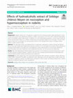 Research paper thumbnail of Effect of EP1 Receptor Antagonist on Transient Lower Esophageal Sphincter Relaxations in Humans