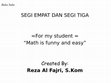 Research paper thumbnail of Buku Saku SEGI EMPAT DAN SEGI TIGA