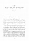 Research paper thumbnail of Gadamer and Theology