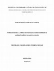 Research paper thumbnail of Programa De Pós-Graduação Em Relações Internacionais San Tiago Dantas Unesp/Unicamp/Puc-SP