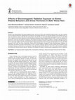 Research paper thumbnail of Effects of Electromagnetic Radiation Exposure on Stress- Related Behaviors and Stress Hormones in Male Wistar Rats