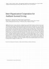 Research paper thumbnail of Inter-organization cooperation for ambient assisted living