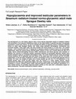 Research paper thumbnail of Hypoglycaemia and improved testicular parameters in Sesamum radiatum treated normo-glycaemic adult male Sprague Dawley rats