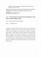 Research paper thumbnail of Exército Nacional e Construção Estatal. 