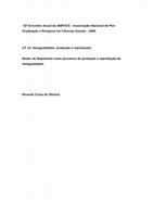 Research paper thumbnail of Redes de Nepotismo como processo de produção e reprodução de desigualdades