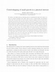 Research paper thumbnail of Crowd-shipping of small parcels in a physical internet