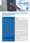 Research paper thumbnail of Serbian Civilian Capacities for Peace Operations: Untapped Potential