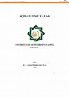 Research paper thumbnail of Aqidah ilmu kalam