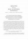 Research paper thumbnail of La configuración formal de latinismos  como palabras idiomáticas en locuciones españolas actuales