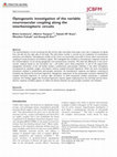 Research paper thumbnail of Optogenetic investigation of the variable neurovascular coupling along the interhemispheric circuits