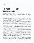 Research paper thumbnail of La cité des simulacres