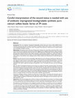 Research paper thumbnail of Careful interpretation of the wound status is needed with use of antibiotic impregnated biodegradable synthetic pure calcium sulfate beads: Series of 39 cases