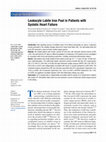 Research paper thumbnail of Leukocyte labile iron pool in patients with systolic heart failure