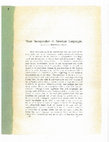 Research paper thumbnail of Noun incorporation in American languages / by A.L. Kroeber. Proceedings of the International Congress of Americanists ; 16). Wien : A. Hartleben's Verlag, 1909