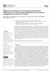 Research paper thumbnail of Empirical Determination of Transitory and Persistent Delinquency in Chilean Youth: Validation of the Criminal Engagement Severity Scale “EGED”