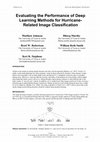 Research paper thumbnail of Evaluating the performance of Deep learning methods for hurricane-related image classification