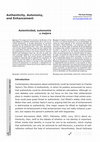 Research paper thumbnail of Authenticity , Autonomy , and Enhancement Autenticidad , autonomía y mejora