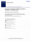 Research paper thumbnail of The popular sovereignty of Indigenous peoples: a challenge in multi-people states