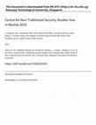 Research paper thumbnail of Centre for Non-Traditional Security Studies Year in Review 2010