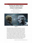 Research paper thumbnail of Taming the Killer Robot: Toward a Set of Ethical Principles for Military Artificial Intelligence