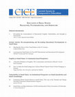 Research paper thumbnail of Current Issues in Comparative Education