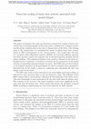 Research paper thumbnail of Power-law scaling of brain wave activity associated with mental fatigue