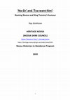 Research paper thumbnail of 'No-Sir' and 'Tea-want-him': Naming Noosa and King Tommy's humour