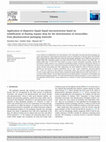 Research paper thumbnail of Application of dispersive liquid-liquid microextraction and gas chromatography with mass spectrometry for the determination of oxygenated volatile organic compounds in effluents from the production of petroleum bitumen