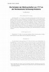 Research paper thumbnail of Die Schäden der Weihnachtsflut von 1717 an der Nordseeküste Schleswig-Holsteins