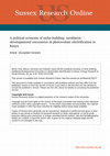 Research paper thumbnail of A political economy of niche-building: Neoliberal-developmental encounters in photovoltaic electrification in Kenya