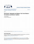 Research paper thumbnail of Book Review: Hagiography and Religious Truth: Case Studies in the Abrahamic and Dharmic Traditions