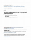 Research paper thumbnail of Has illegal insider trading become more rampant in the United States? Empirical evidence from takeovers