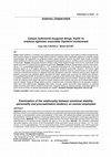 Research paper thumbnail of Examination of the relationship between emotional stability, personality and procrastination tendency on women employees