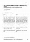 Research paper thumbnail of Entre la presencia y la ausencia: el concepto de representación en su derrotero