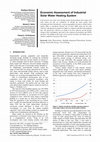 Research paper thumbnail of Economic assessment of industrial solar water heating system