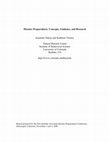 Research paper thumbnail of Disaster preparedness: concepts, guidance, and research