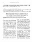 Research paper thumbnail of Determining Pareto Efficiency in Found Allocation Problems: an Approach Based on Coloured-edge Chain Graphs