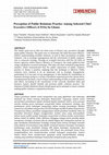 Research paper thumbnail of Perception of Public Relations Practice Among Selected Chief Executive Officers (CEOs) In Ghana