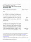 Research paper thumbnail of Incidence of recyclers in subhuellas of RSU and paper and cardboard. The case of Mar del Plata, Argentina