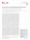 Research paper thumbnail of Iron Corrosion via Direct Metal-Microbe Electron Transfer