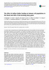 Research paper thumbnail of The effect of willow fodder feeding on immune cell populations in the blood and milk of late-lactating dairy goats