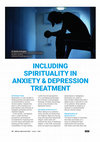 Research paper thumbnail of Including Spirituality in Anxiety & Depression Treatment