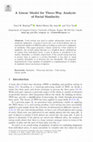 Research paper thumbnail of A Linear Model for Three-Way Analysis of Facial Similarity