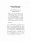 Research paper thumbnail of Discernibility in the Analysis of Binary Card Sort Data