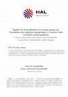 Research paper thumbnail of Impact de la localisation de la masse grasse sur l’oxydation des substrats énergétiques à l’exercice chez la femme normo-pondérée